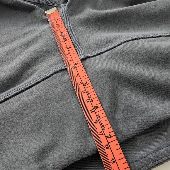 ALO Yoga Gray Moto Leggings Nylon Spandex Mesh Active Running Workout Gym Fit - Picture 14 of 16